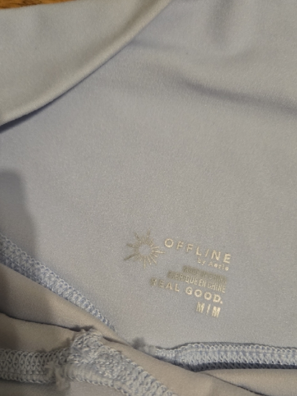 Light Blue Skirt with Built-In Shorts - Picture 2 of 3